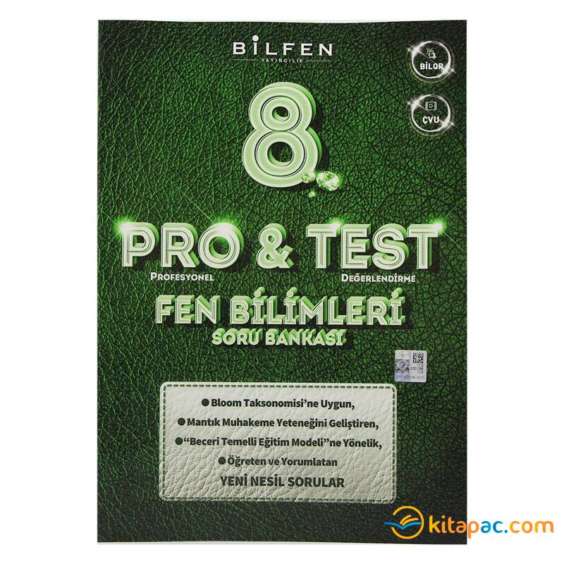 BİLFEN 8.Sınıf PROTEST FEN BİLİMLERİ Soru Bankası - 1