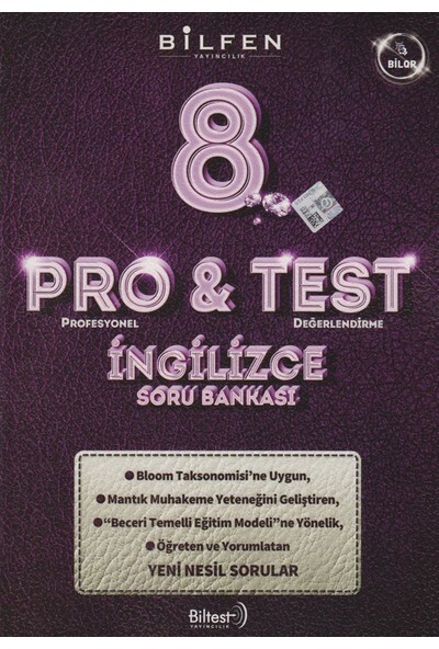 BİLFEN 8.Sınıf PROTEST İNGİLİZCE Soru Bankası - BİLFEN YAYINLARI