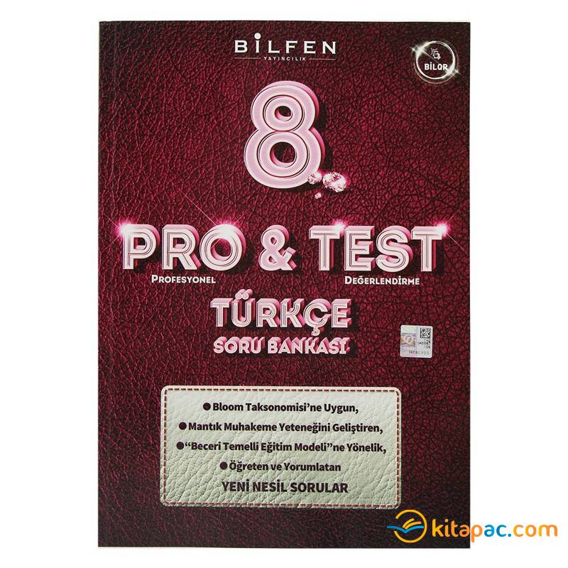 BİLFEN 8.Sınıf PROTEST TÜRKÇE Soru Bankası - 1