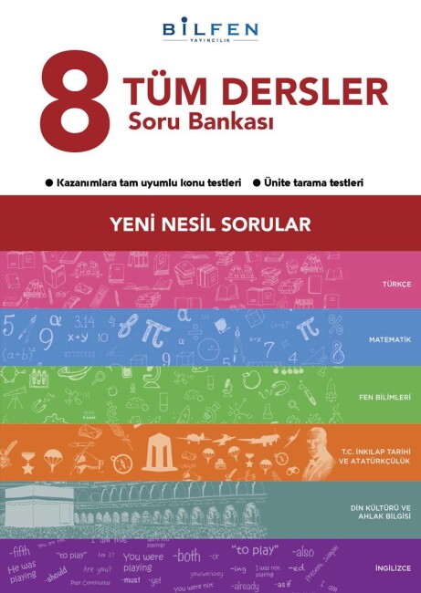 BİLFEN 8.Sınıf TÜM DERSLER Soru Bankası - BİLFEN YAYINLARI