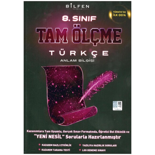 BİLFEN 8.Sınıf TÜRKÇE TAM ÖLÇME - 2