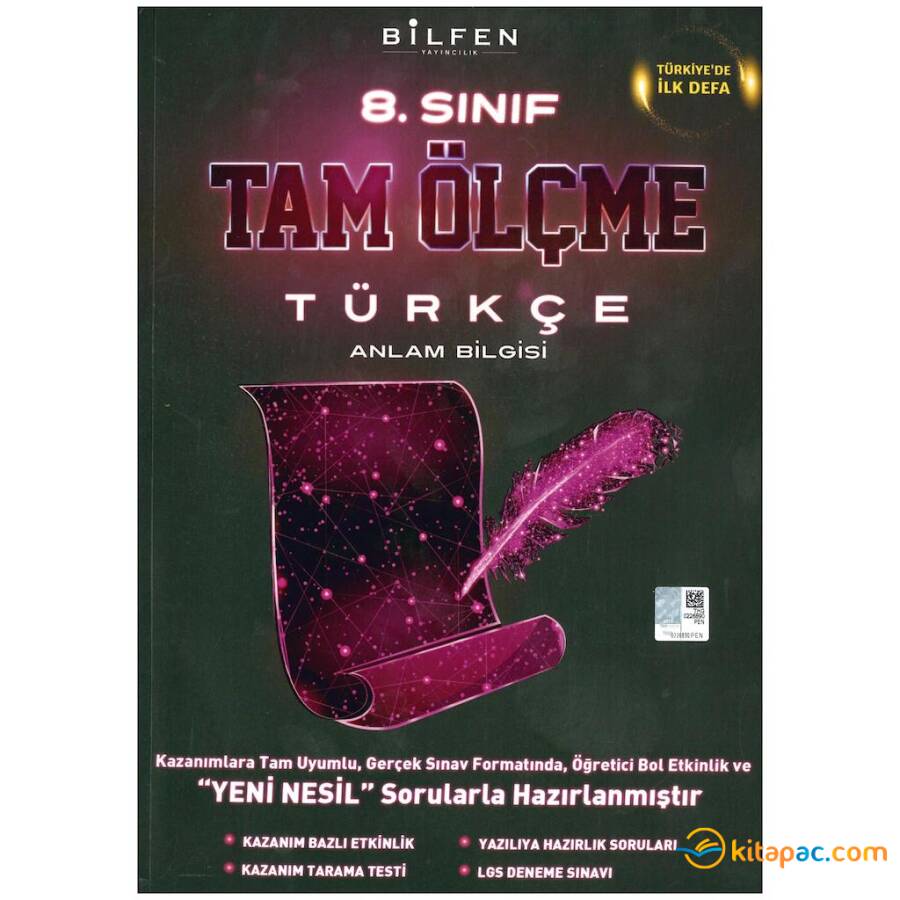 BİLFEN 8.Sınıf TÜRKÇE TAM ÖLÇME - 2