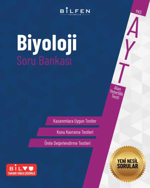 BİLFEN AYT BİYOLOJİ Soru Bankası - BİLFEN YAYINLARI