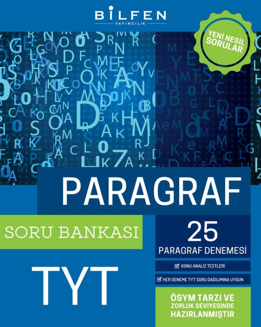 BİLFEN TYT PARAGRAF Soru Bankası - BİLFEN YAYINLARI