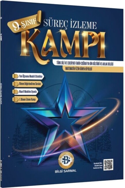 BİLGİ SARMAL 9.Sınıf SÜREÇ İZLEME KAMPI - BİLGİ SARMAL YAYINLARI