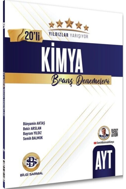 BİLGİ SARMAL AYT YILDIZLAR YARIŞIYOR KİMYA 20 li DENEME - BİLGİ SARMAL YAYINLARI