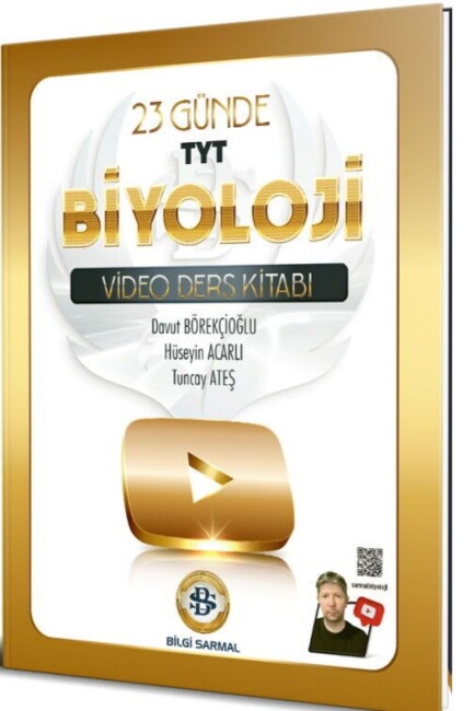 BİLGİ SARMAL TYT BİYOLOJİ 23 GÜNDE VİDEO DERS KİTABI - BİLGİ SARMAL YAYINLARI