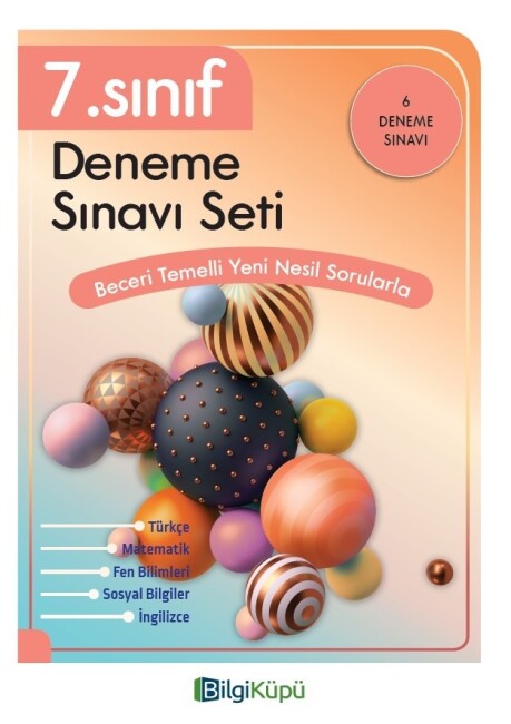 BİLGİKÜPÜ 7.Sınıf LGS DENEME SINAVI SETİ - BİLGİKÜPÜ YAYINLARI