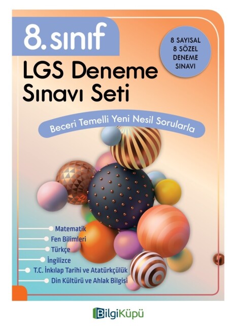 BİLGİKÜPÜ 8.Sınıf LGS DENEME SINAVI SETİ - BİLGİKÜPÜ YAYINLARI