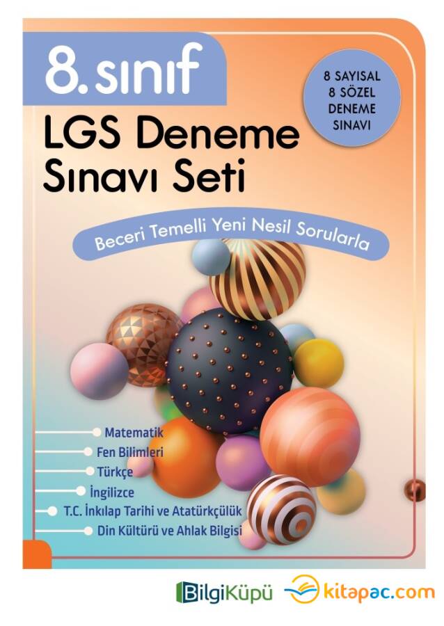 BİLGİKÜPÜ 8.Sınıf LGS DENEME SINAVI SETİ - 1