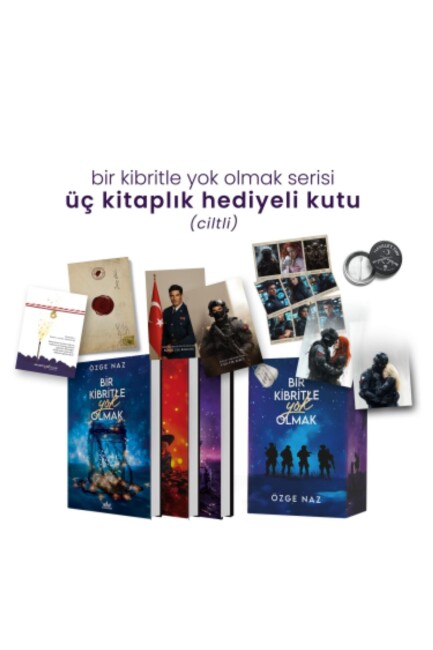 BİR KİBRİTLE YOK OLMAK - 3 KİTAP SETİ - CİLTLİ - HEDİYELİ KUTU - GUARDİAN YAYINLARI