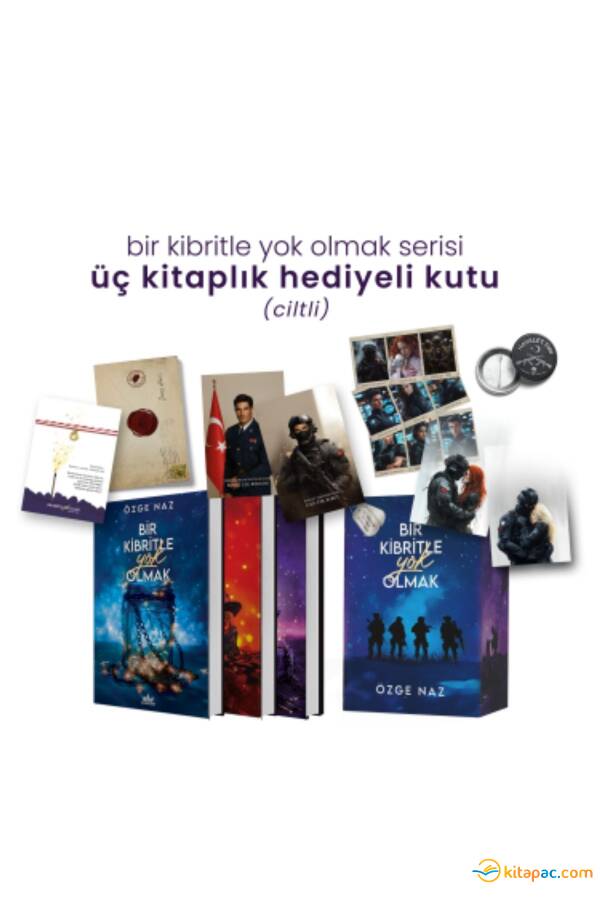 BİR KİBRİTLE YOK OLMAK - 3 KİTAP SETİ - CİLTLİ - HEDİYELİ KUTU - 1