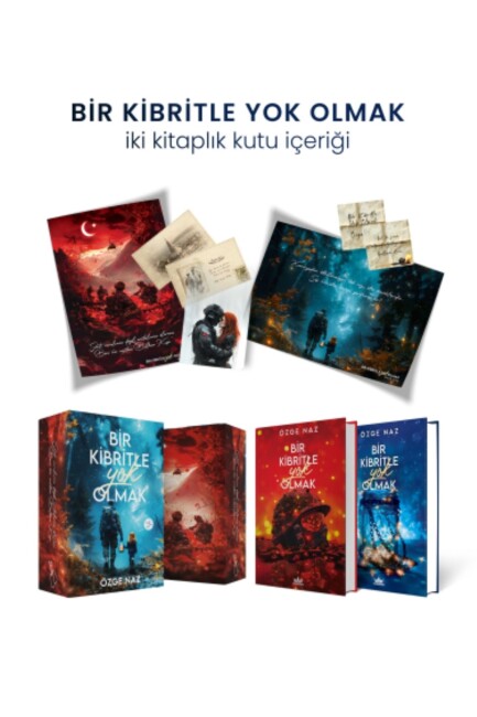 BİR KİBRİTLE YOK OLMAK - İKİ KİTAPLIK HEDİYELİ ÖZEL KUTU - Ciltli - GUARDİAN YAYINLARI