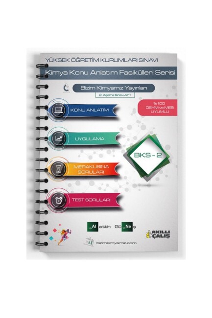 BİZİM KİMYAMIZ ALAİTTİN GÜNEŞ AYT KİMYA KAMPI 1.KİTAP BKS-2 - BİZİM KİMYAMIZ