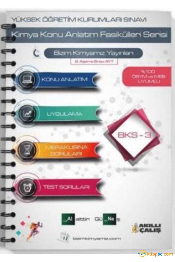 BİZİM KİMYAMIZ ALAİTTİN GÜNEŞ TYT KİMYA KAMPI BKS-3 - 1