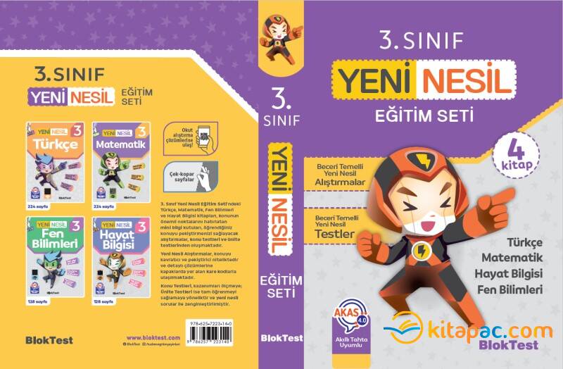 BLOKTEST 3.Sınıf YENİ NESİL EĞİTİM SETİ - 1