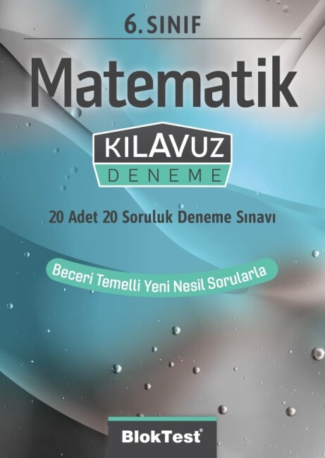 BLOKTEST 6.Sınıf Matematik Kılavuz Deneme - BLOKTEST YAYINLARI