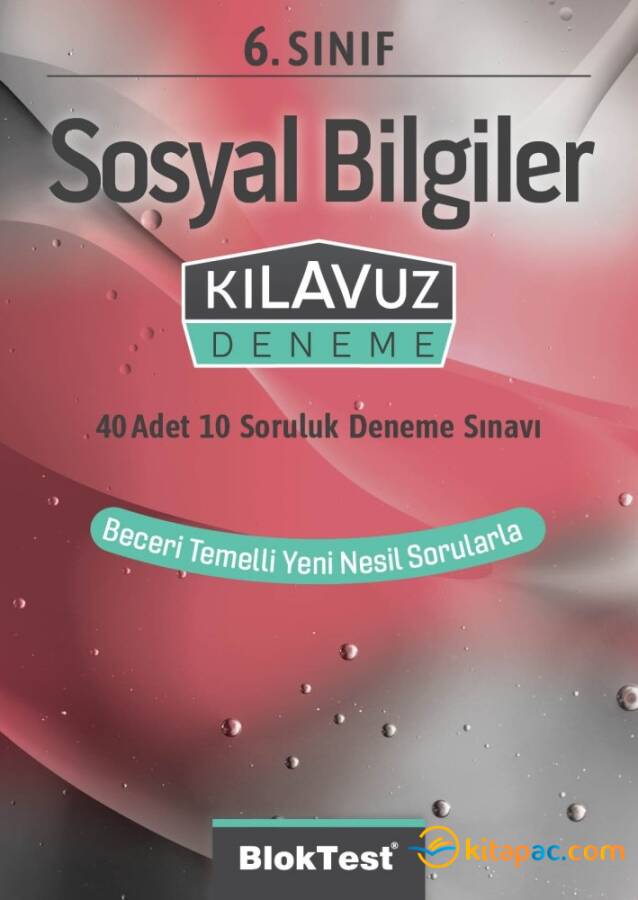 BLOKTEST 6.Sınıf SOSYAL BİLGİLER KILAVUZ DENEME - 1