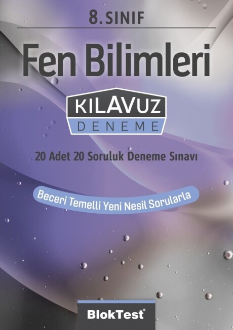BLOKTEST 8.Sınıf FEN BİLİMLERİ Kılavuz Deneme 20 Adet 20 Soruluk - BLOKTEST YAYINLARI