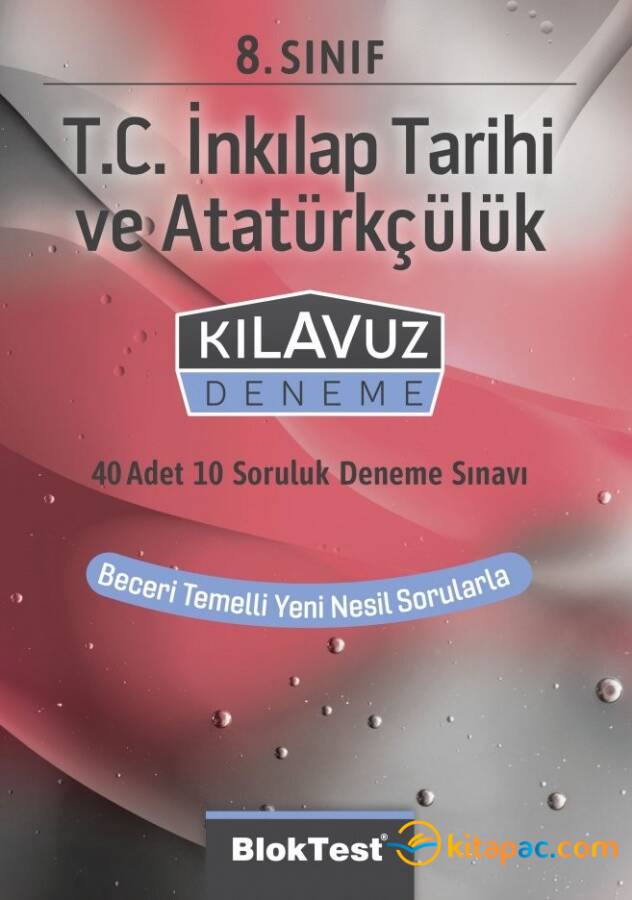 BLOKTEST 8.Sınıf İNKİLAP TARİHİ Kılavuz Deneme 40 Adet 10 Soruluk - 1