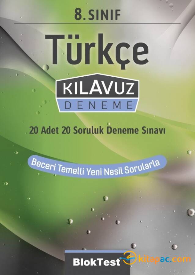 BLOKTEST 8.Sınıf TÜRKÇE Kılavuz Deneme 20 Adet 20 Soruluk - 1