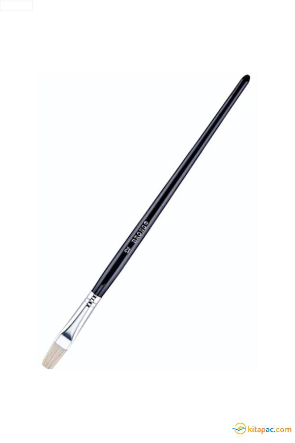 BRONS 258 SERİSİ YAĞLI AKRİLİK KESİK UÇ FIRÇA NO:12 - 1