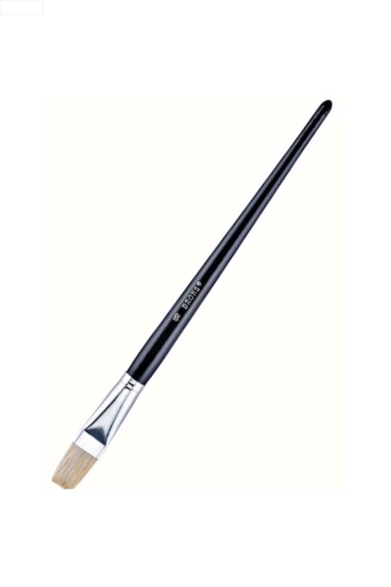 BRONS 258 SERİSİ YAĞLI AKRİLİK KESİK UÇ FIRÇA NO:18 - BRONS