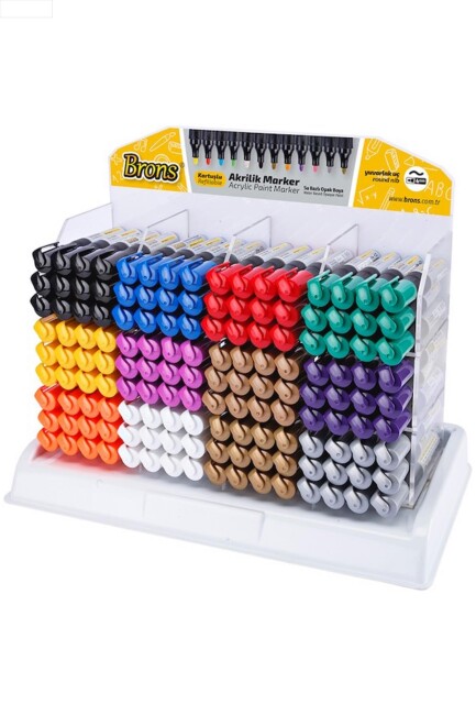 BRONS AKRİLİK MARKER KALEM - BRONS