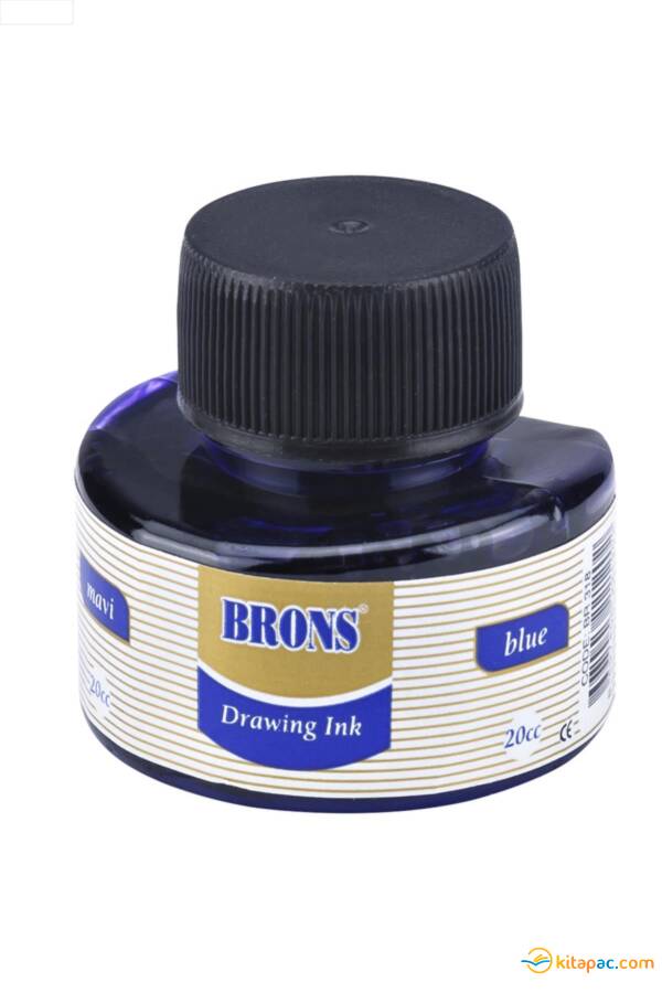 BRONS ÇİNİ MÜREKKEBİ Mavi 20cc - 1
