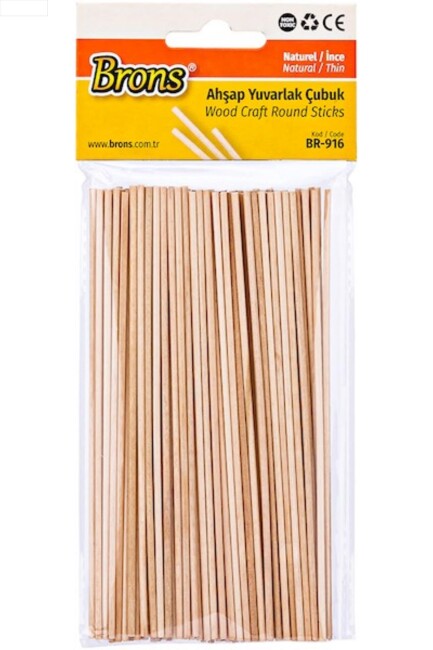 BRONS YUVARLAK ÇUBUK Naturel İnce - BRONS