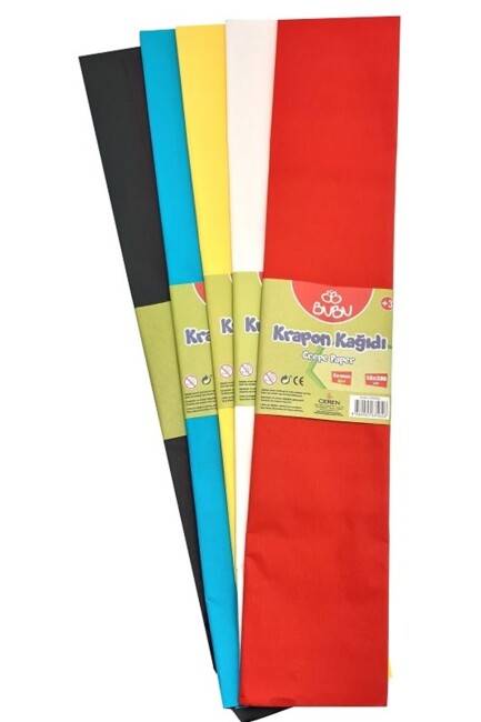 BUBU 50x200 KRAPON KAĞIDI RENKLİ - BU-BU