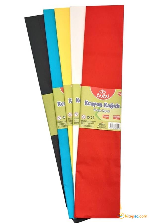 BUBU 50x200 KRAPON KAĞIDI RENKLİ - 1