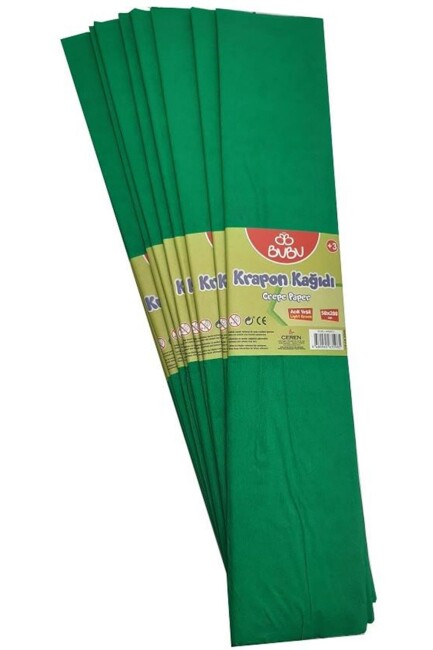 BUBU 50x200 KRAPON KAĞIDI - AÇIK YEŞİL - BU-BU