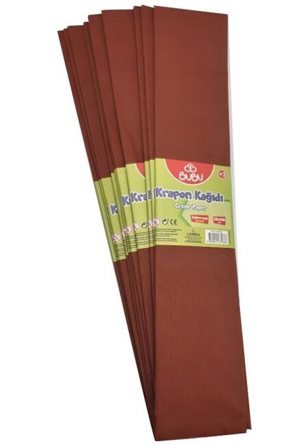 BUBU 50x200 KRAPON KAĞIDI - KAHVERENGİ - BU-BU