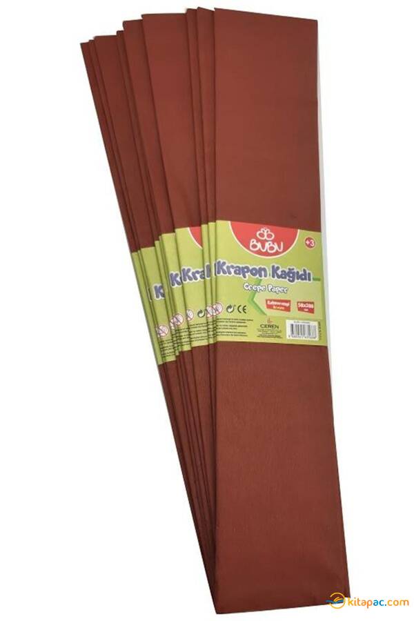 BUBU 50x200 KRAPON KAĞIDI - KAHVERENGİ - 1