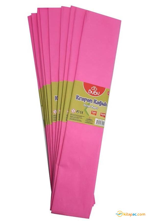 BUBU 50x200 KRAPON KAĞIDI - PEMBE - 1