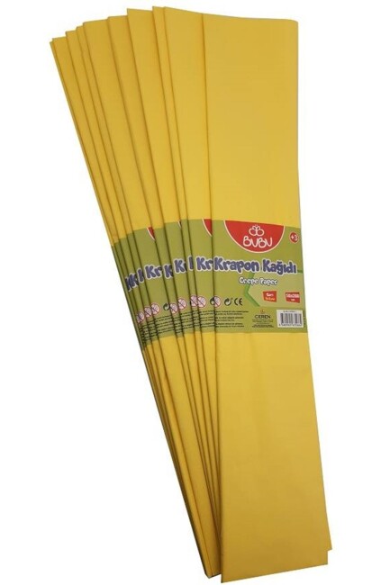 BUBU 50x200 KRAPON KAĞIDI - SARI - BU-BU