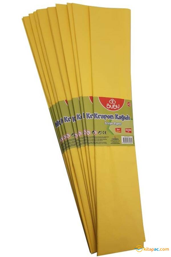 BUBU 50x200 KRAPON KAĞIDI - SARI - 1