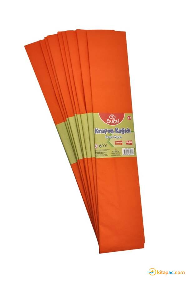 BUBU 50x200 KRAPON KAĞIDI - TURUNCU - 1