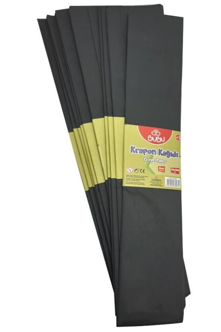 BUBU 50x200 KRAPON KAĞIDI - SİYAH - BU-BU