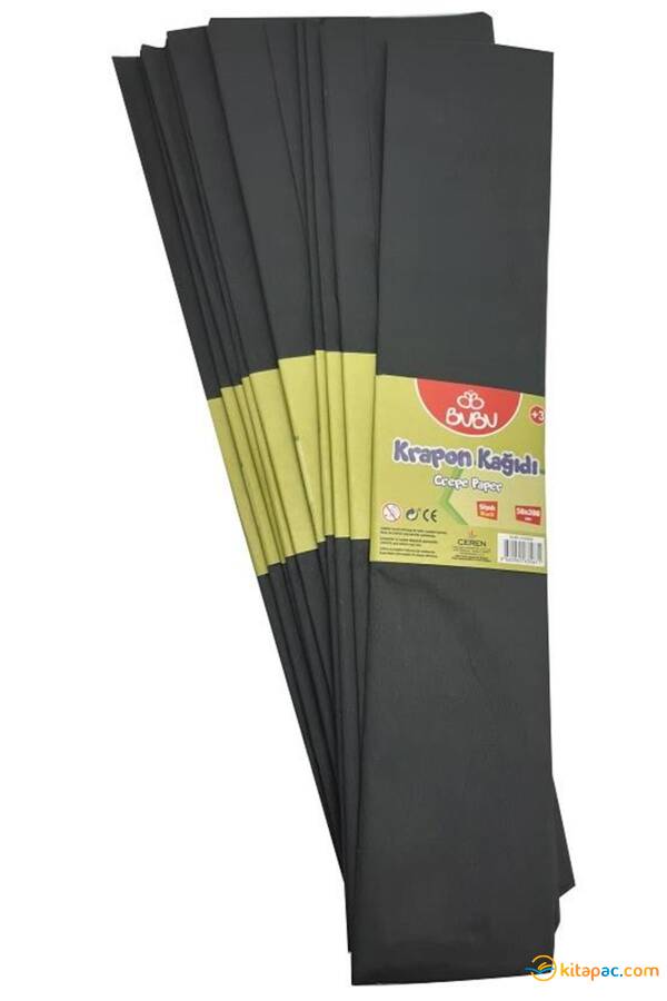 BUBU 50x200 KRAPON KAĞIDI - SİYAH - 1
