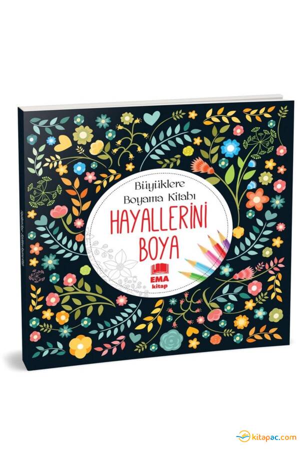 BÜYÜKLERE BOYAMA KİTABI - HAYALLERİNİ BOYA - 1