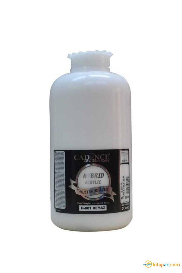 CADENCE HİBRİT ÇOK YÜZEYLİ AKRİLİK BOYA 2000ml - Beyaz - 1
