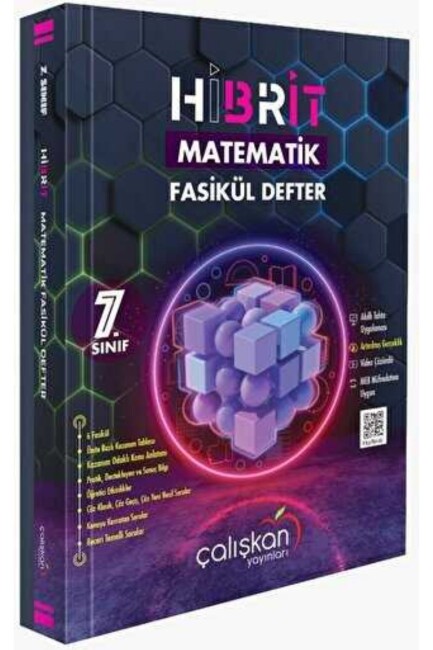 ÇALIŞKAN 7.Sınıf HİBRİT MATEMATİK Fasikül Defter-** - ÇALIŞKAN YAYINLARI