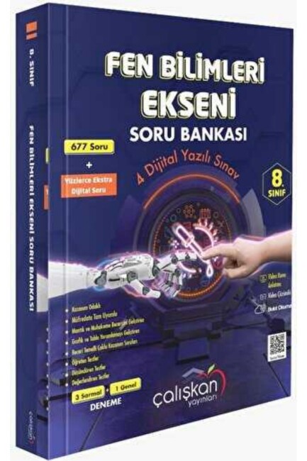ÇALIŞKAN 8.Sınıf FEN BİLİMLERİ EKSENİ Soru Bankası-** - ÇALIŞKAN YAYINLARI