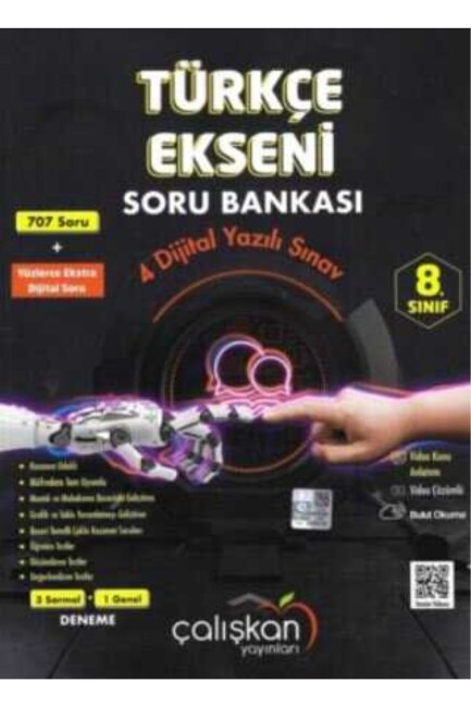 ÇALIŞKAN 8.Sınıf TÜRKÇE EKSENİ Soru Bankası-** - ÇALIŞKAN YAYINLARI