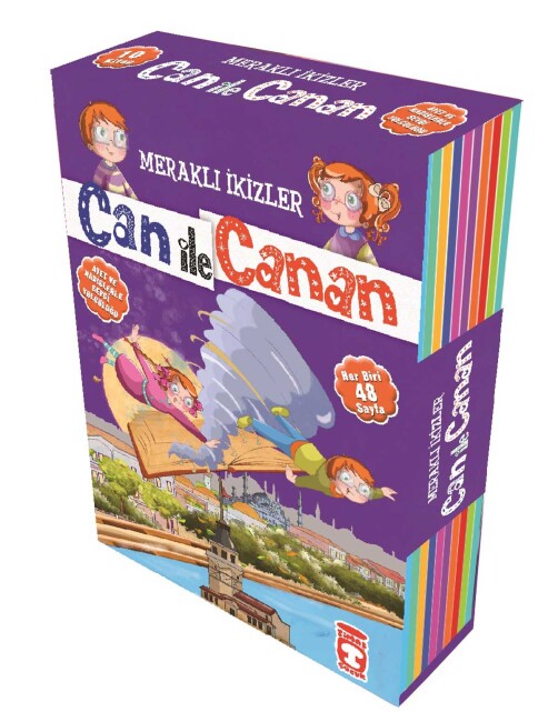 CAN ile CANAN MERAKLI İKİZLER -10 Kitap - Nefise Atçakarlar - TİMAŞ YAYINLARI
