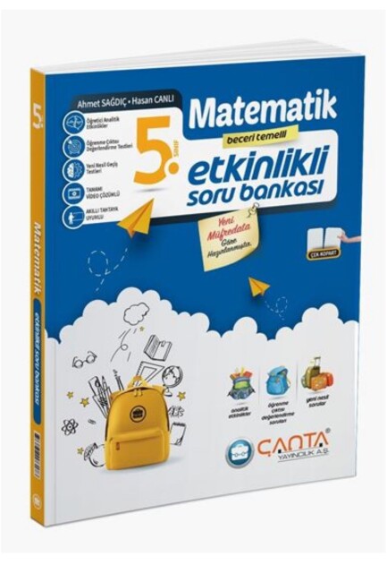ÇANTA 5.Sınıf MATEMATİK ETKİNLİKLİ SORU BANKASI - ÇANTA YAYINLARI