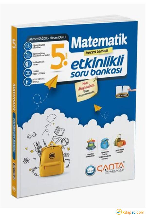 ÇANTA 5.Sınıf MATEMATİK ETKİNLİKLİ SORU BANKASI - 1