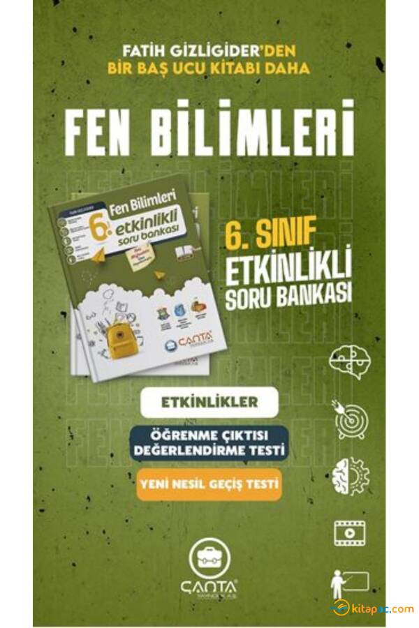 ÇANTA 6.Sınıf FEN BİLİMLERİ SORU BANKASI - 1